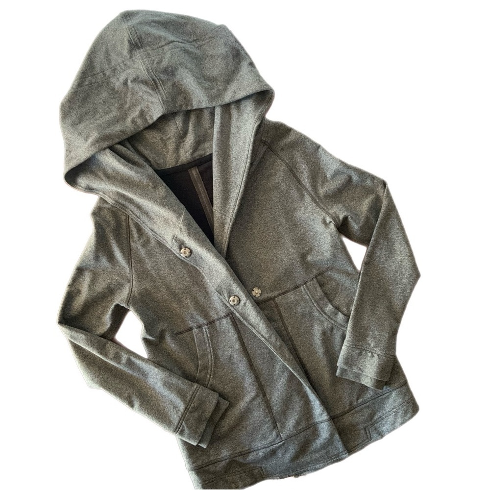 Lululemon Find Your Centre Wrap
Hoodie Jacket Heathered Speckled Black - Picture 1 of 16